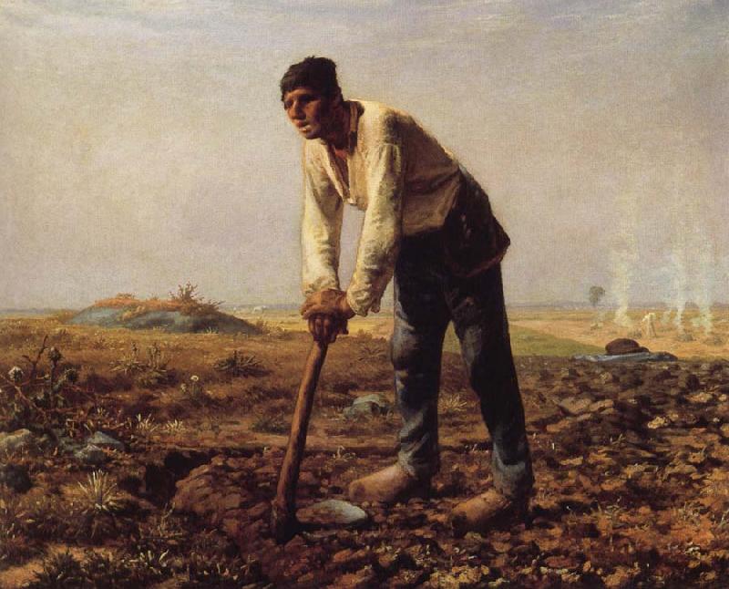 Jean Francois Millet The man with the Cut China oil painting art